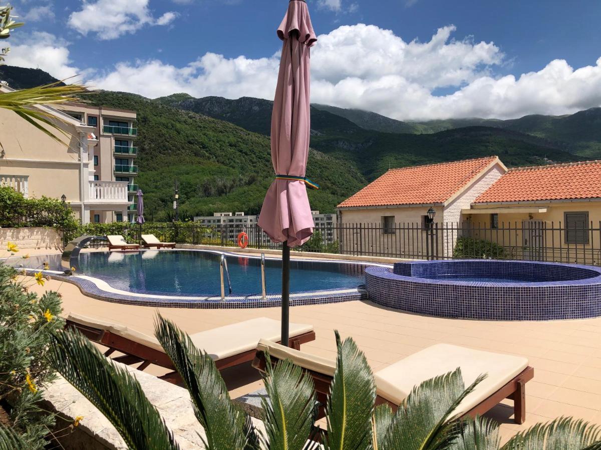 Sea View Two Bedroom Family Apartment With Pool - Sunset Ivanovici Bečići Exterior foto