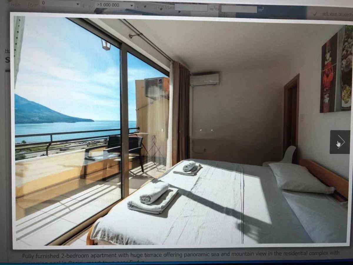 Sea View Two Bedroom Family Apartment With Pool - Sunset Ivanovici Bečići Exterior foto